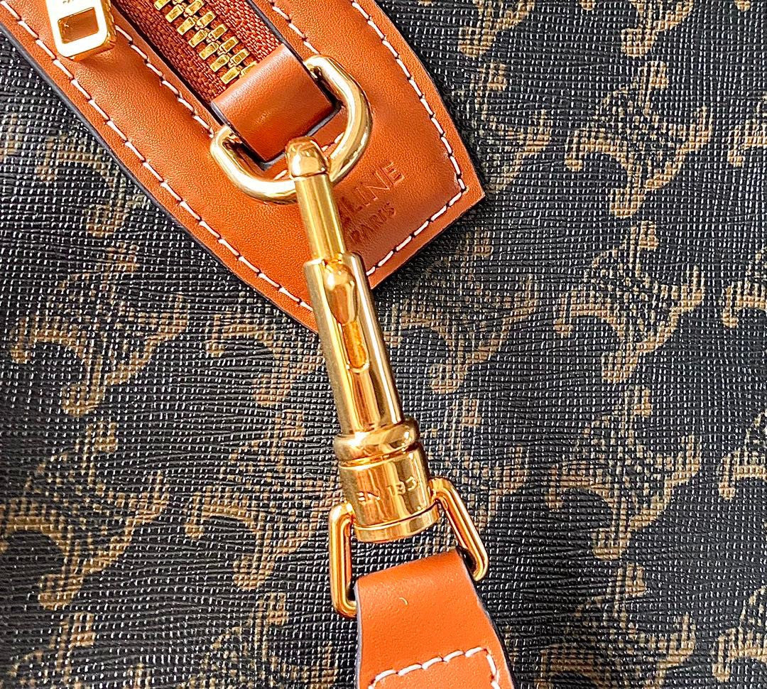 CELINE TRAVEL 50 IN TRIOMPHE CANVAS TAN