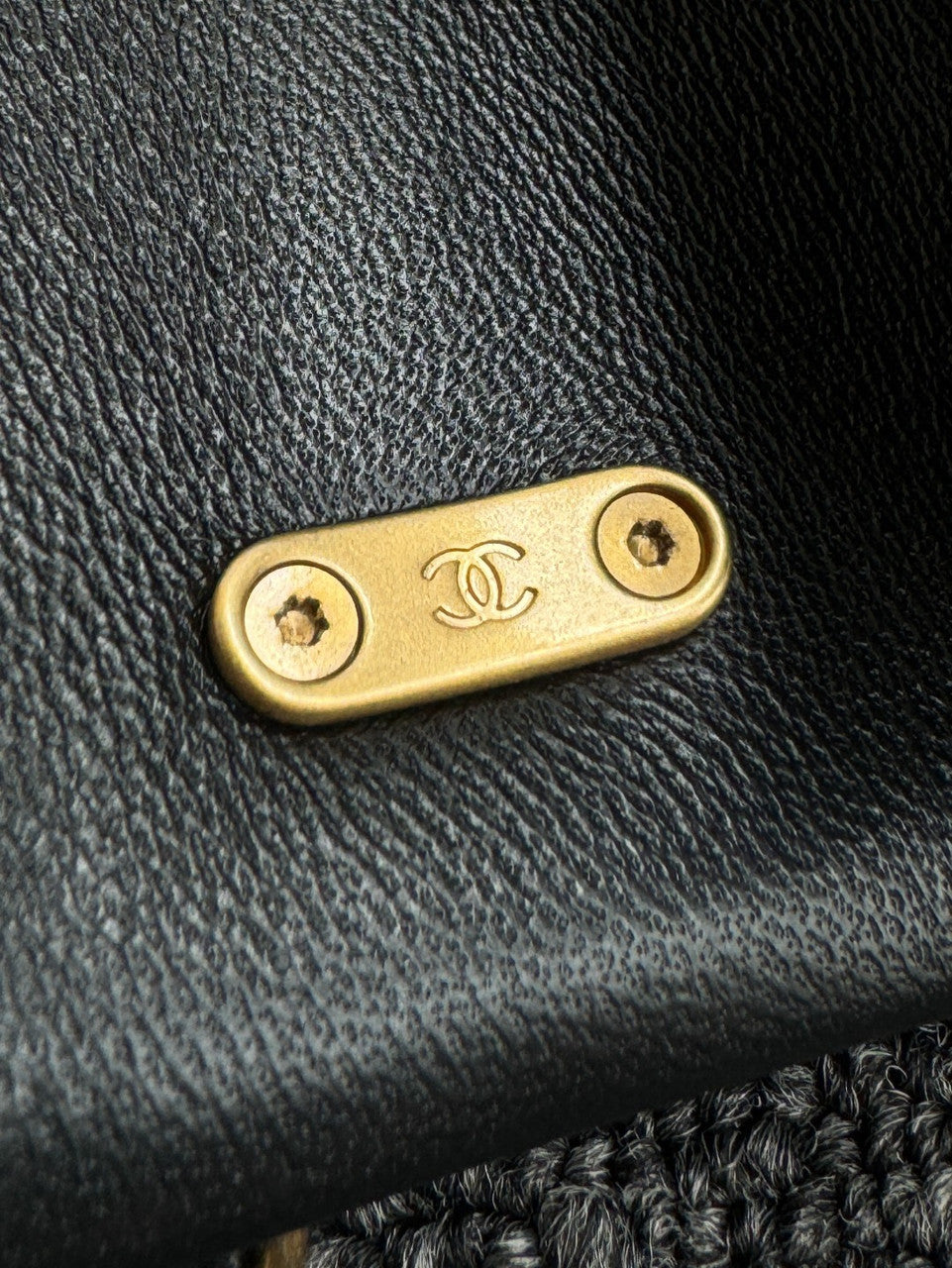 Chanel Imitation Pearls MINI FLAP BAG Black