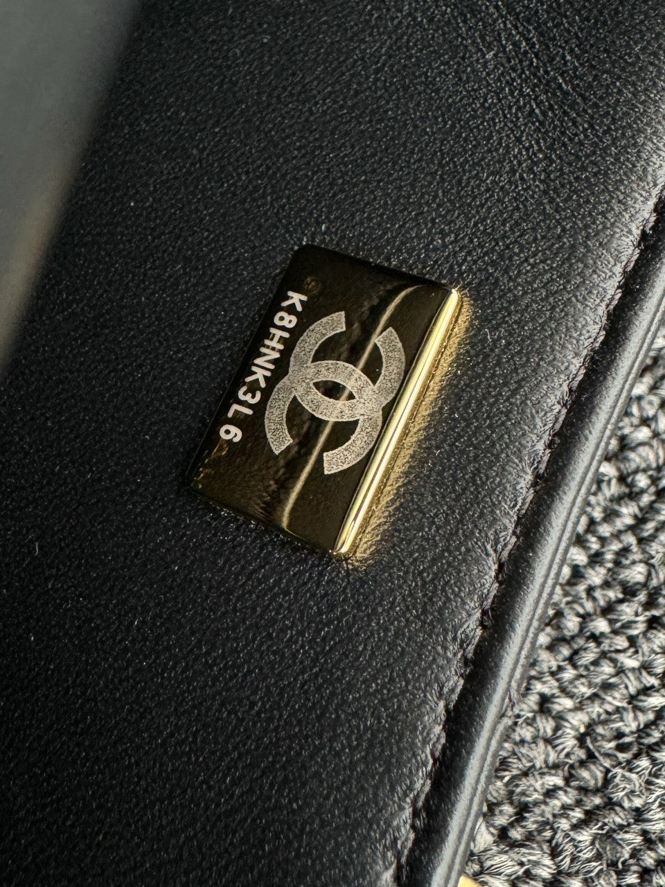 Chanel Imitation Pearls MINI FLAP BAG Black