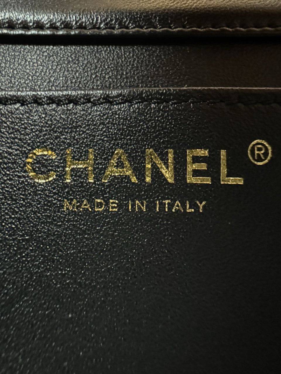 Chanel Imitation Pearls MINI FLAP BAG Black