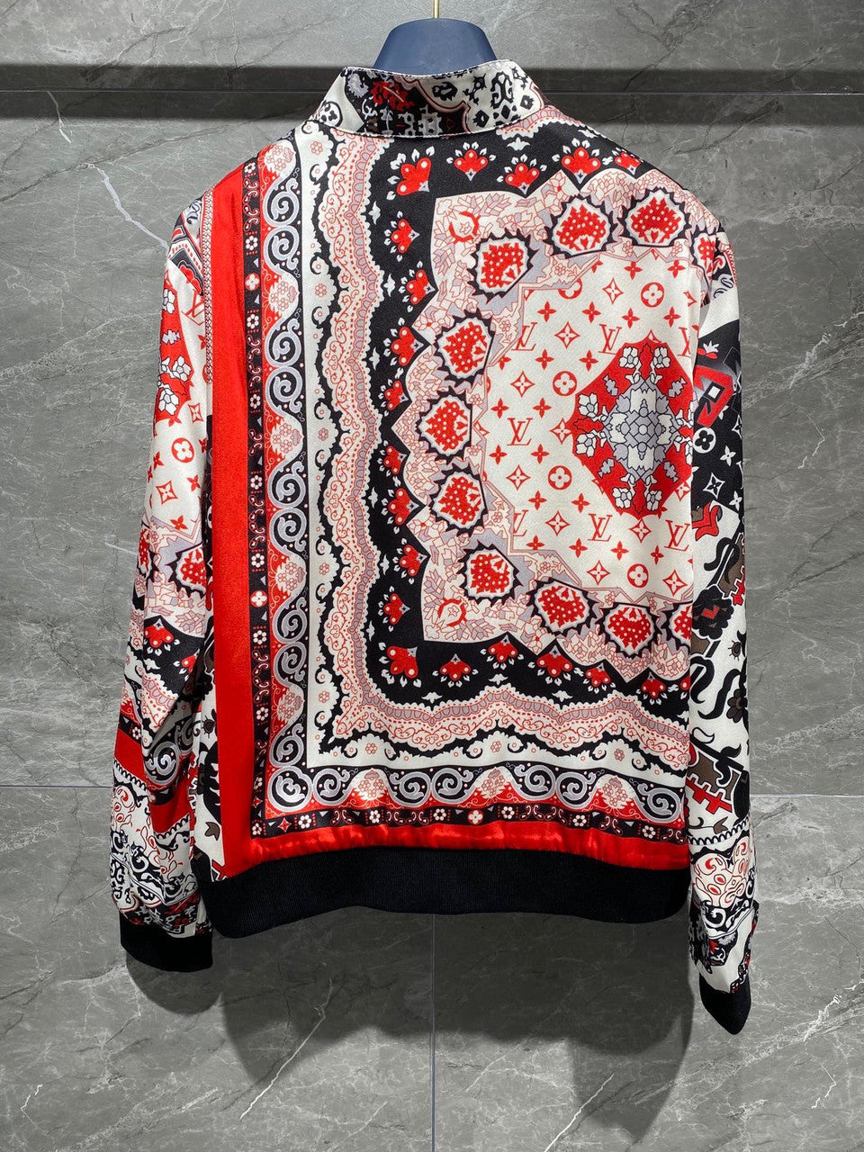 Louis Vuitton 1AAJVI REVERSIBLE BANDANA PRINT BOMBER JACKET
