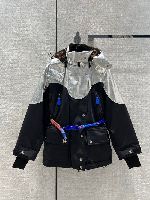Louis Vuitton 1A9KZ9 ELECTRIC ACCENT SKI JACKET BLACK