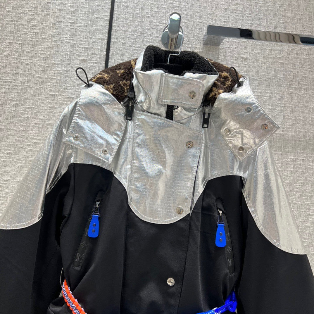 Louis Vuitton 1A9KZ9 ELECTRIC ACCENT SKI JACKET BLACK