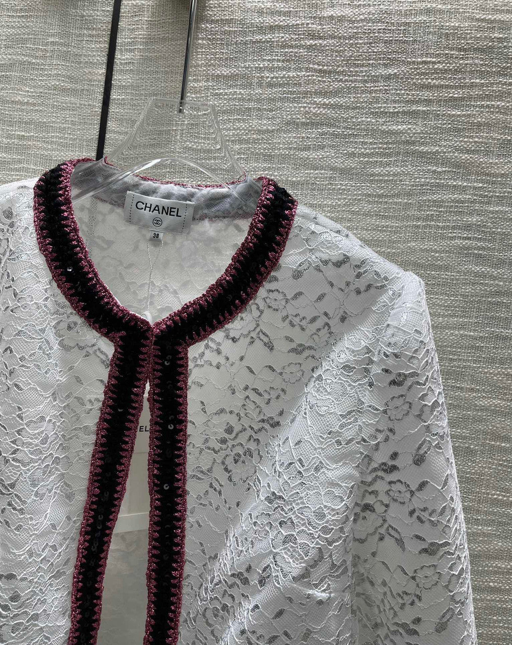 Chanel Iridescent Lace Jacket and Skirt
