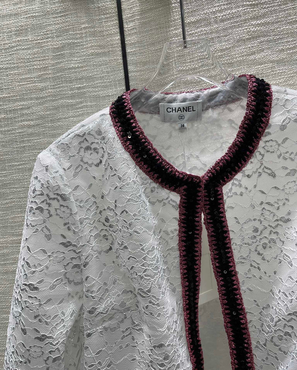 Chanel Iridescent Lace Jacket and Skirt