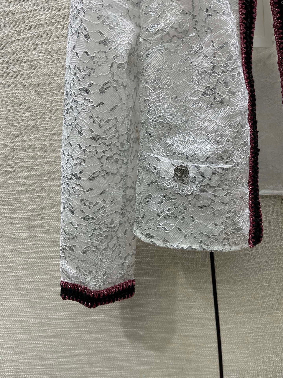 Chanel Iridescent Lace Jacket and Skirt