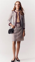 Chanel Iridescent Lace Jacket and Skirt