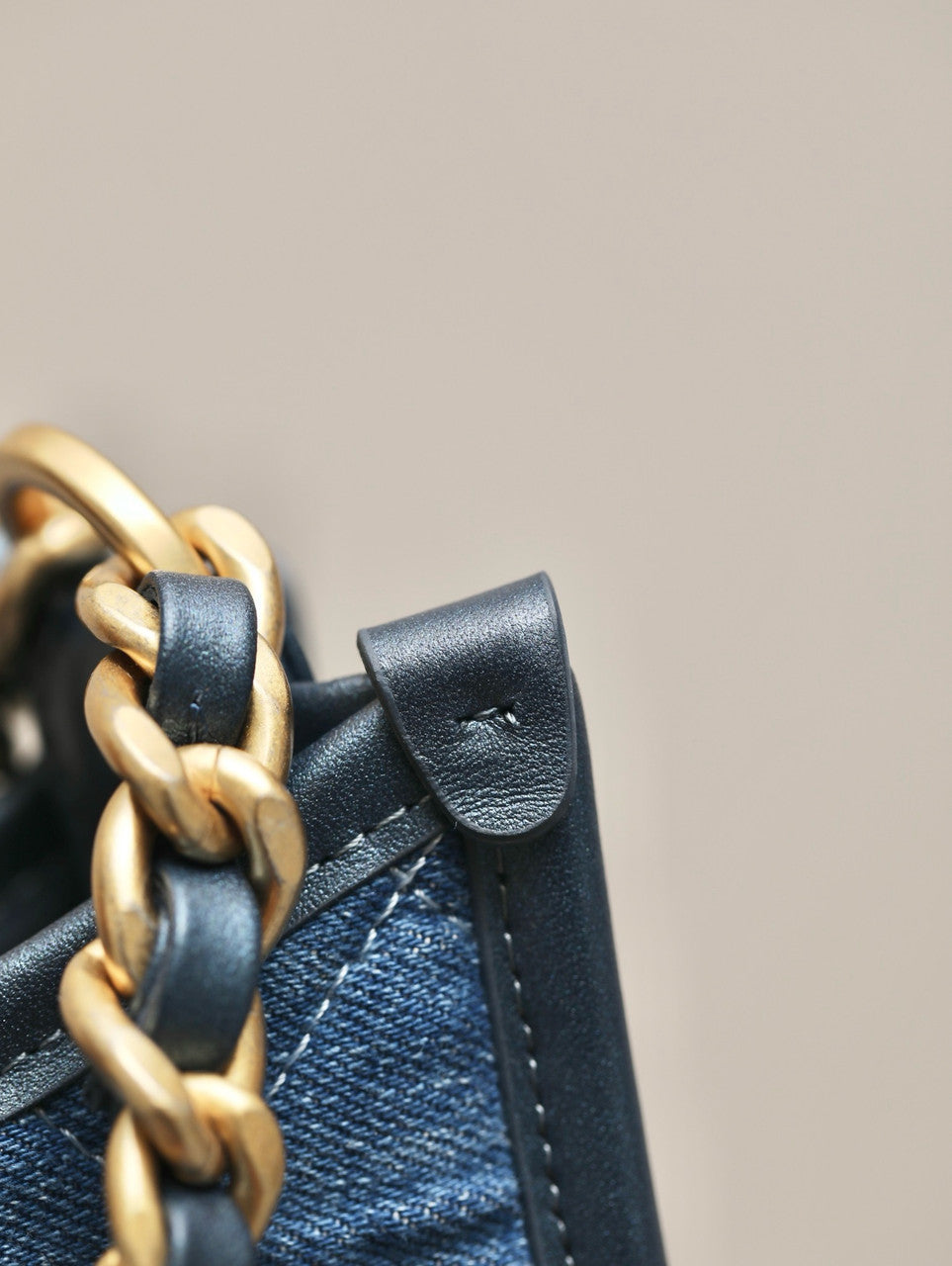 Chanel Washed Denim Hobo Bag 2024