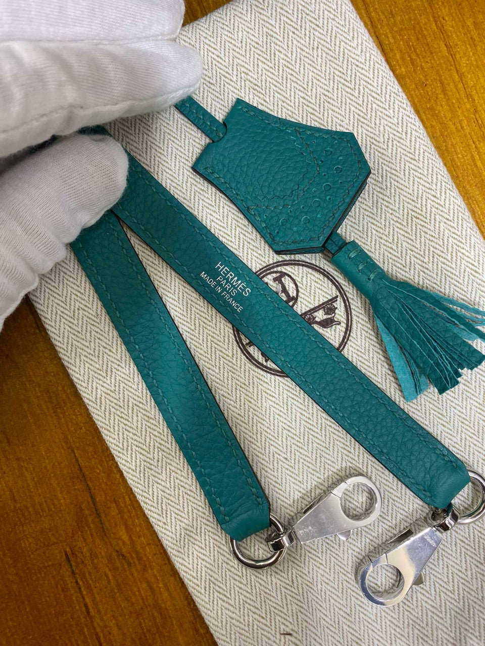 Hermès  Malachite Kelly Lace 25  Togo Palladium Hardware