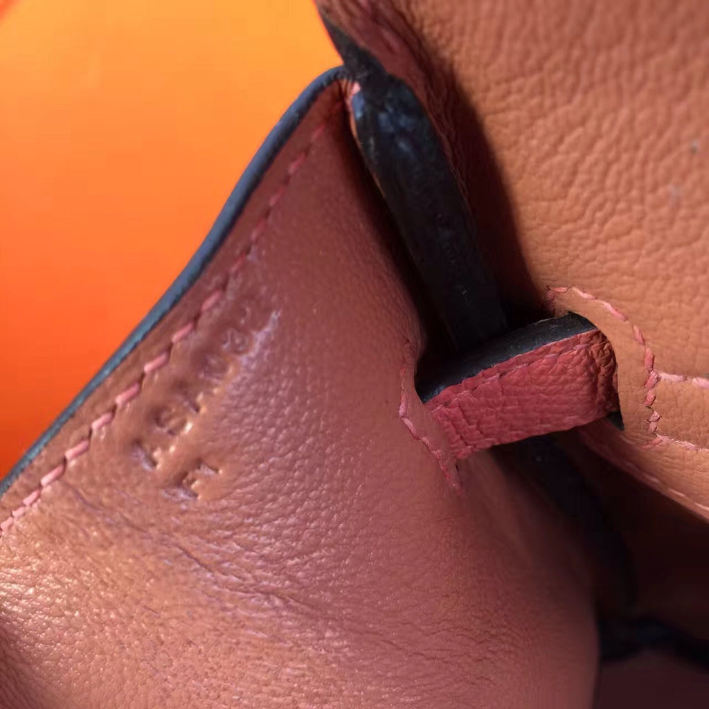Hermès I5 Flamingo Birkin 30 cm Togo Leather Gold Hardware