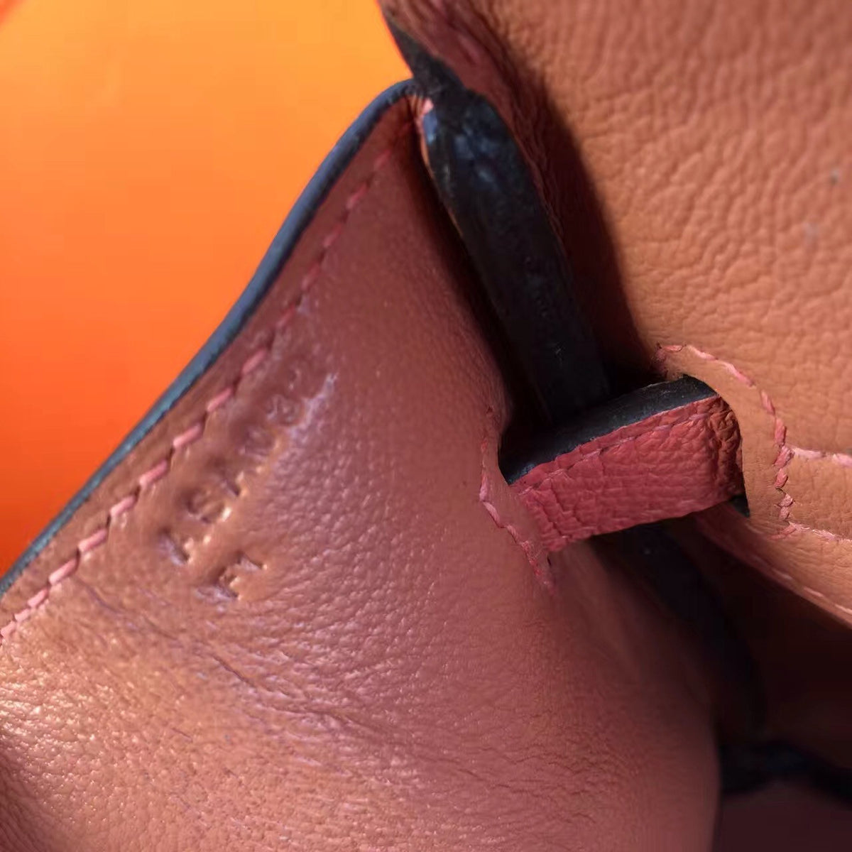Hermès I5 Flamingo Birkin 30 cm Togo Leather Gold Hardware