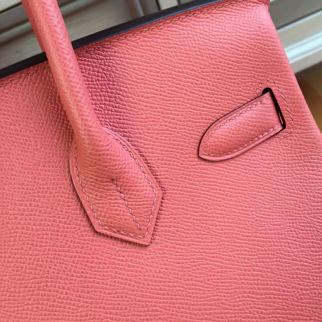Hermès I5 Flamingo Birkin 30 cm Togo Leather Gold Hardware