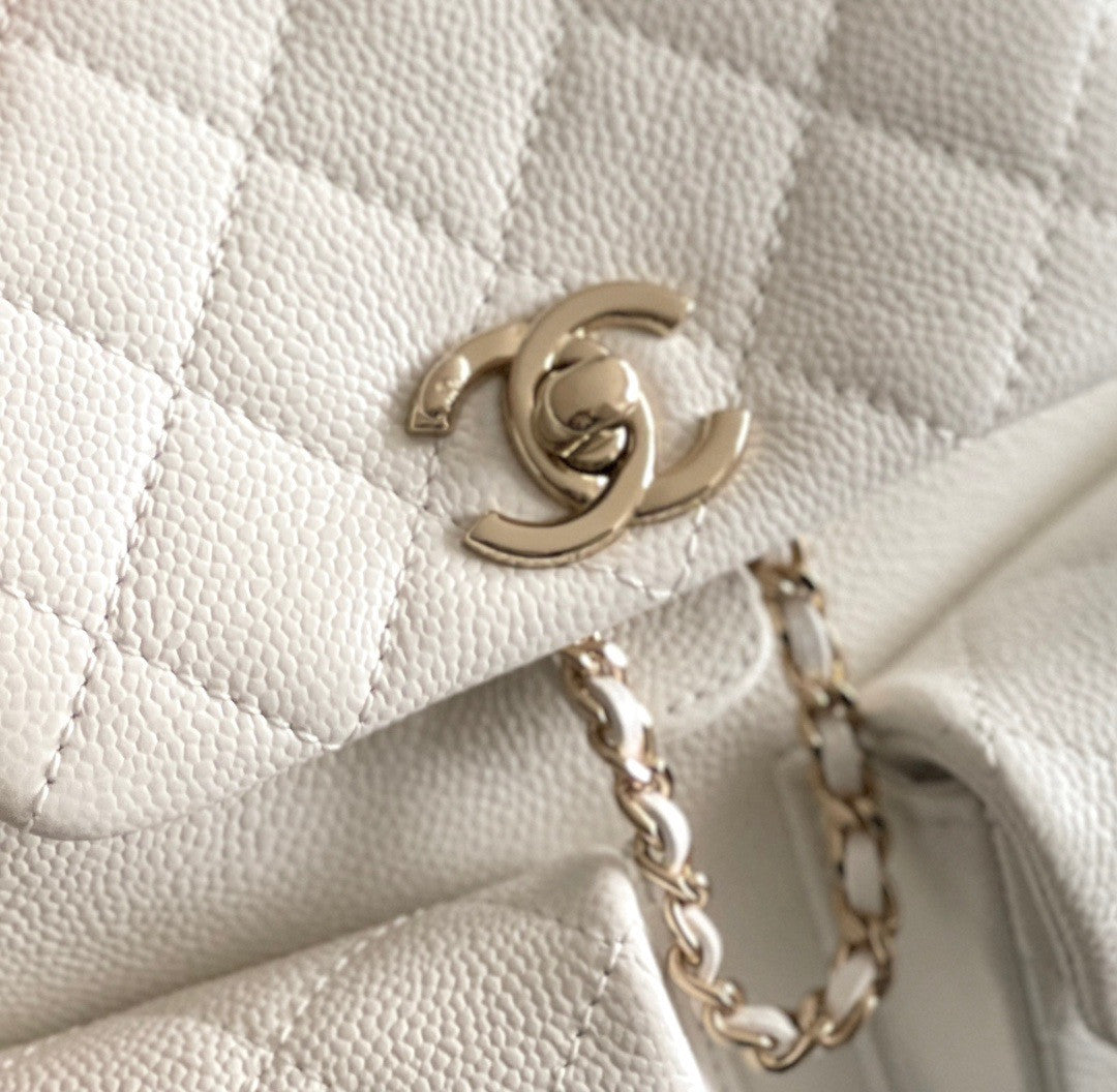 Chanel Grained Shiny Calfskin Small Backpack SS2023