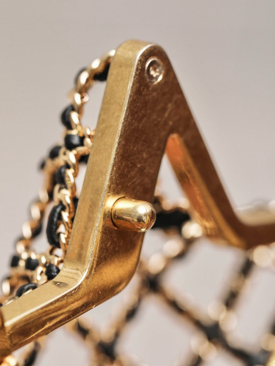 Chanel Runway Metal Gold Cage Star Minaudiere Mini Shoulder Clutch Bag