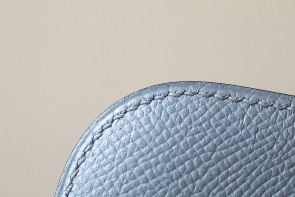 Hermes Gris Mouette Constance 19cm Epsom Gold Hardware