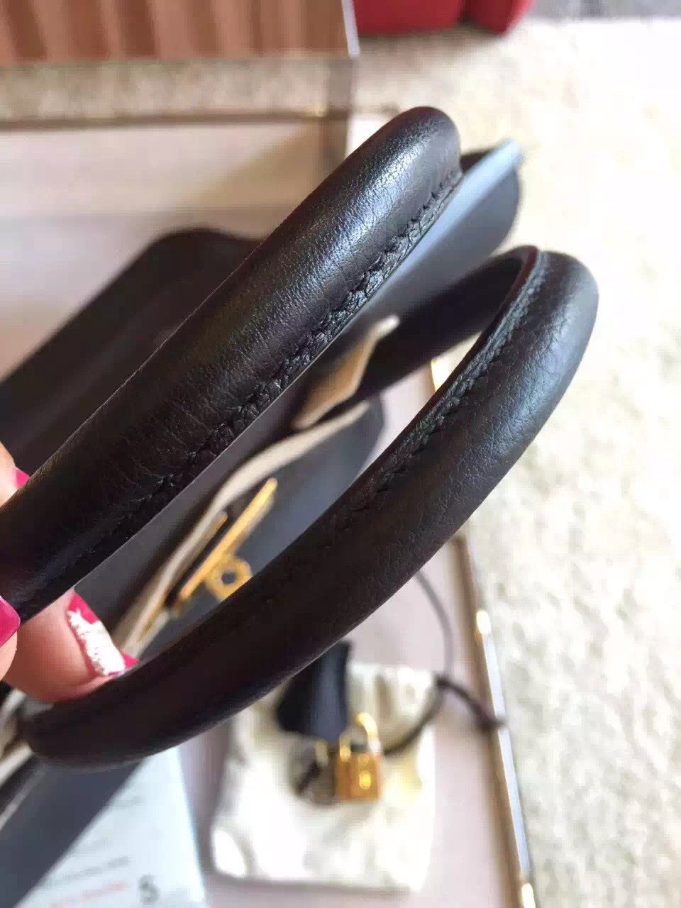 Hermes Black Birkin 35cm Epsom Leather Gold Hardware