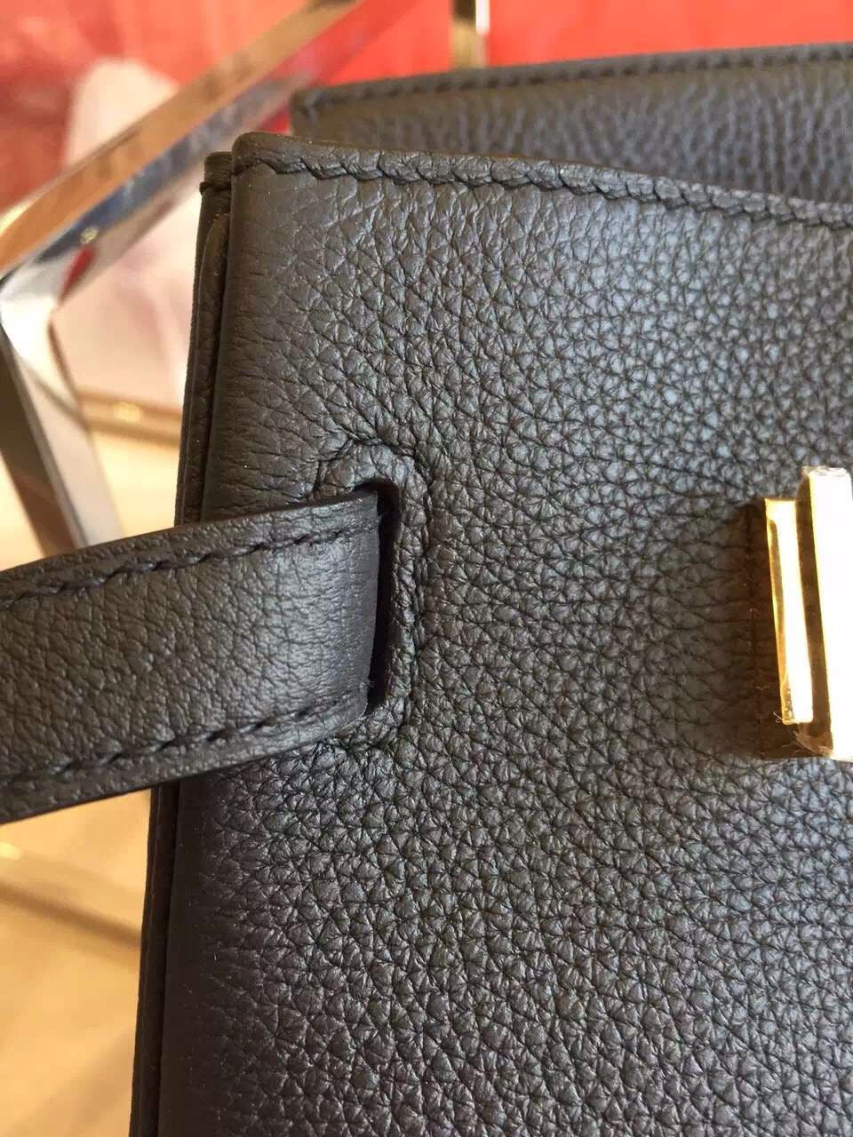 Hermes Black Birkin 35cm Epsom Leather Gold Hardware