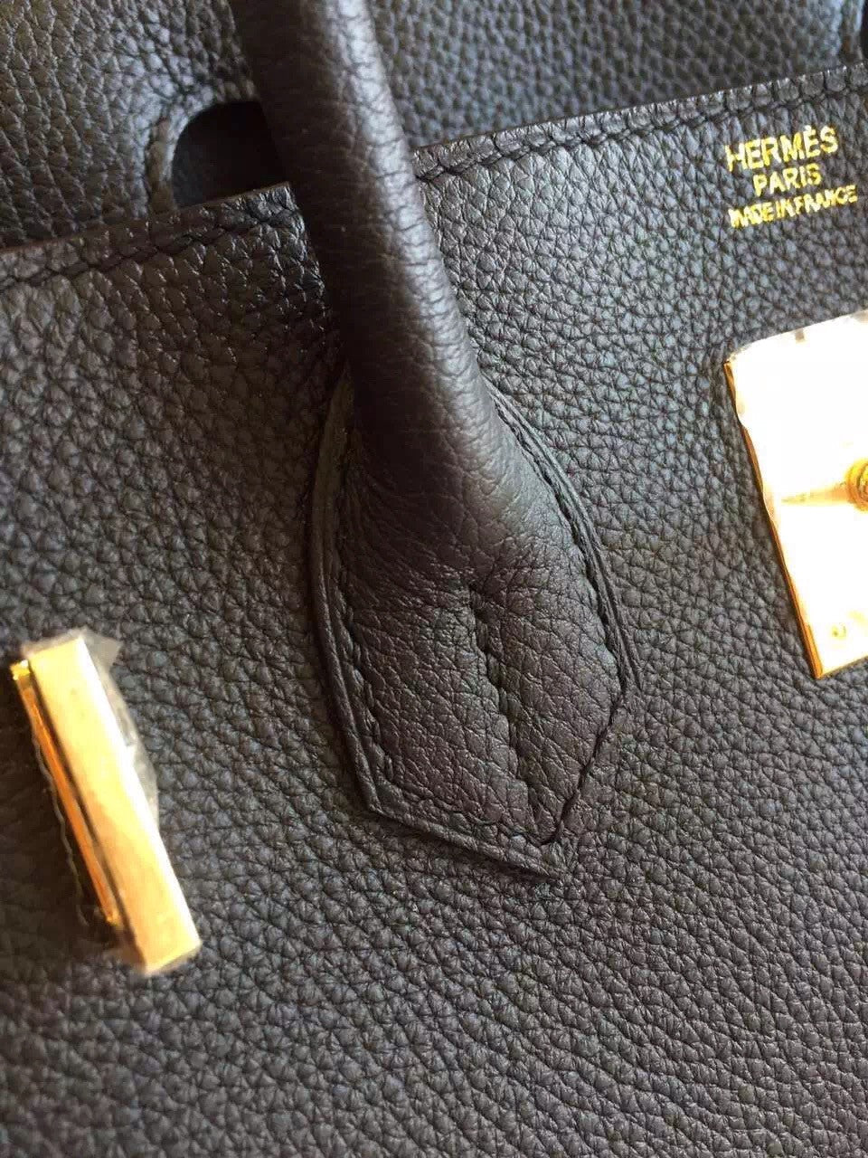 Hermes Black Birkin 35cm Epsom Leather Gold Hardware