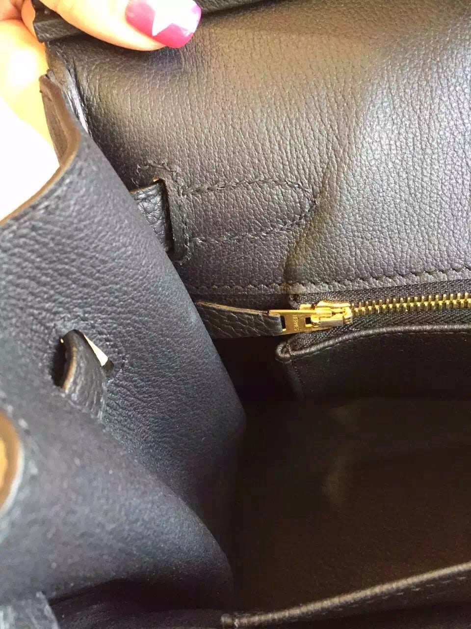 Hermes Black Birkin 35cm Epsom Leather Gold Hardware