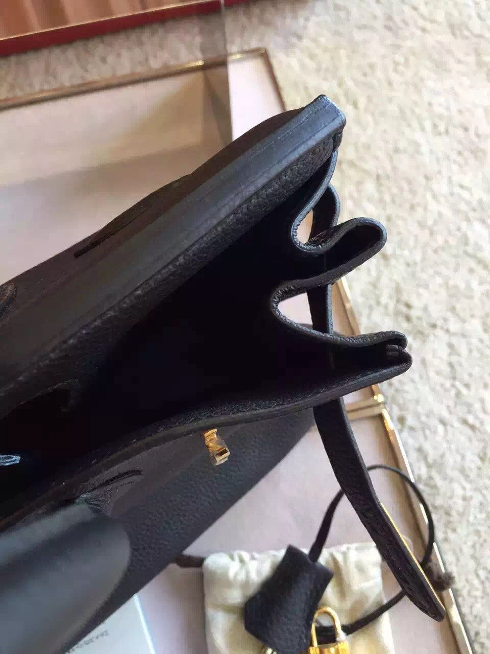 Hermes Black Birkin 35cm Epsom Leather Gold Hardware