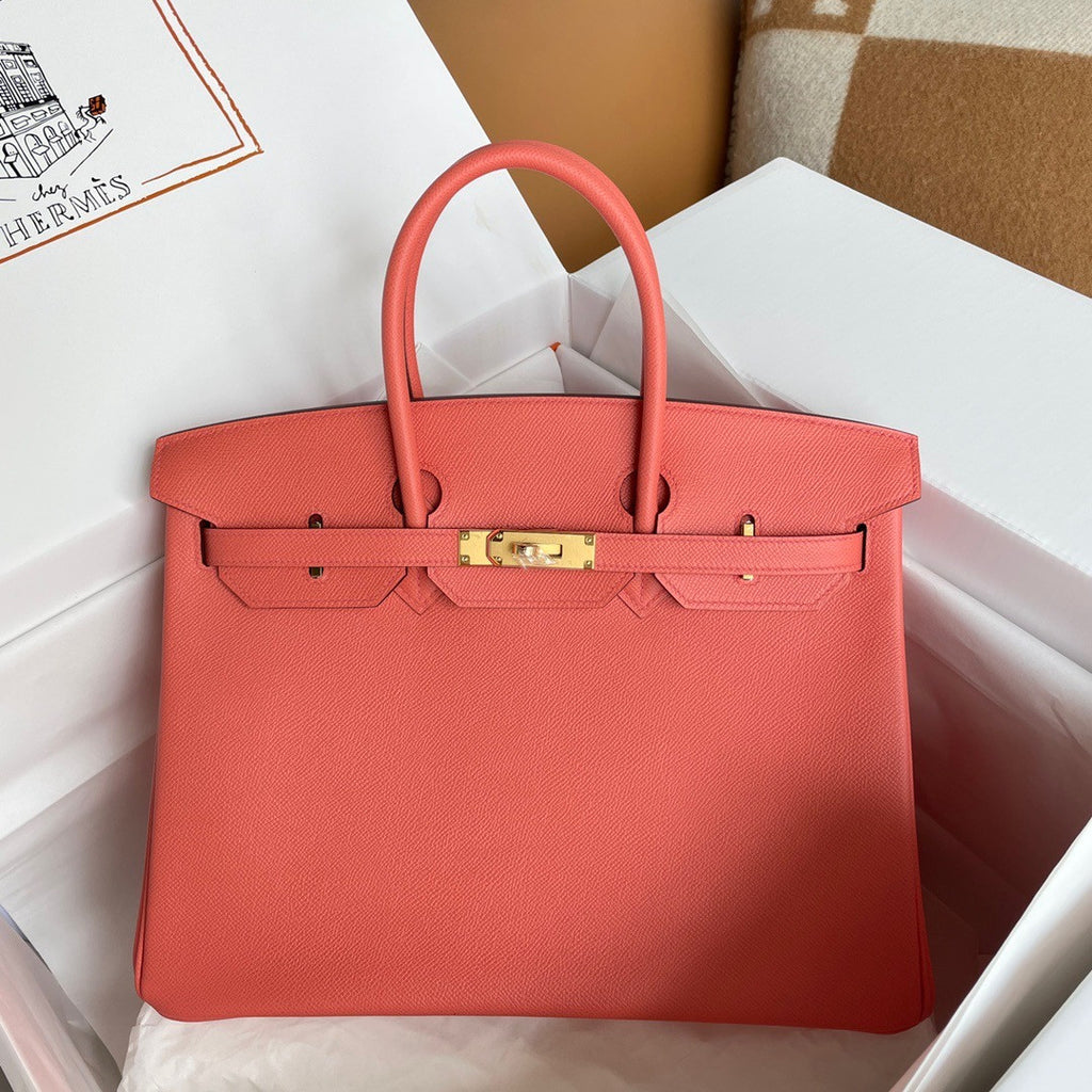 Hermès Flamingo Birkin 35 cm Epsom Leather Gold Hardware
