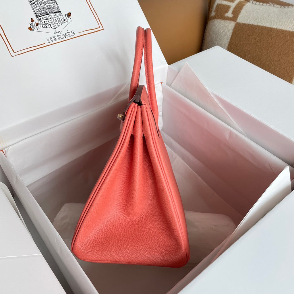 Hermès Flamingo Birkin 35 cm Epsom Leather Gold Hardware