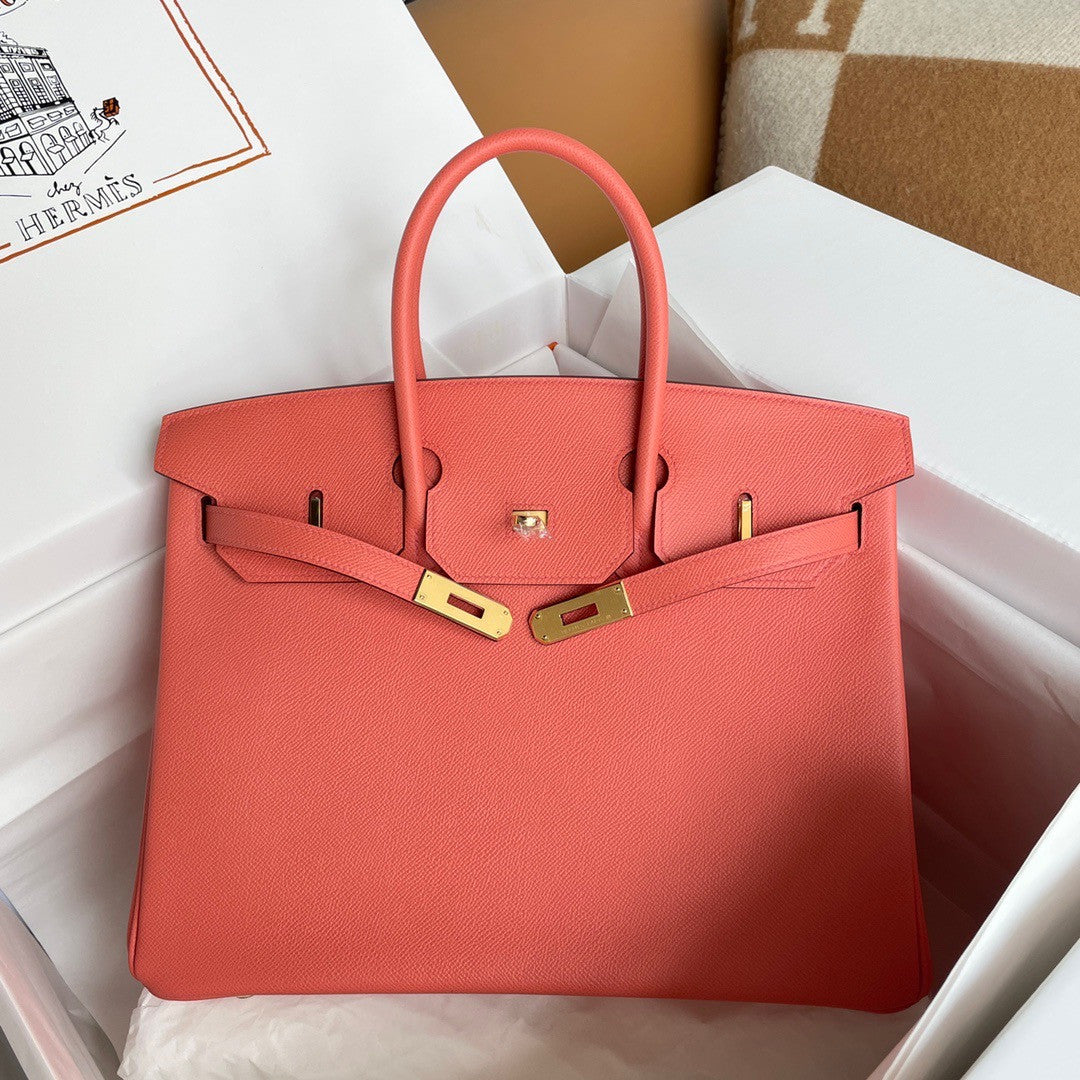 Hermès Flamingo Birkin 35 cm Epsom Leather Gold Hardware