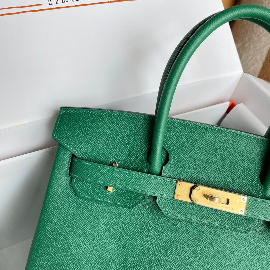 Hermès Vert Vertigo Birkin 30 cm Epsom Leather Gold Hardware