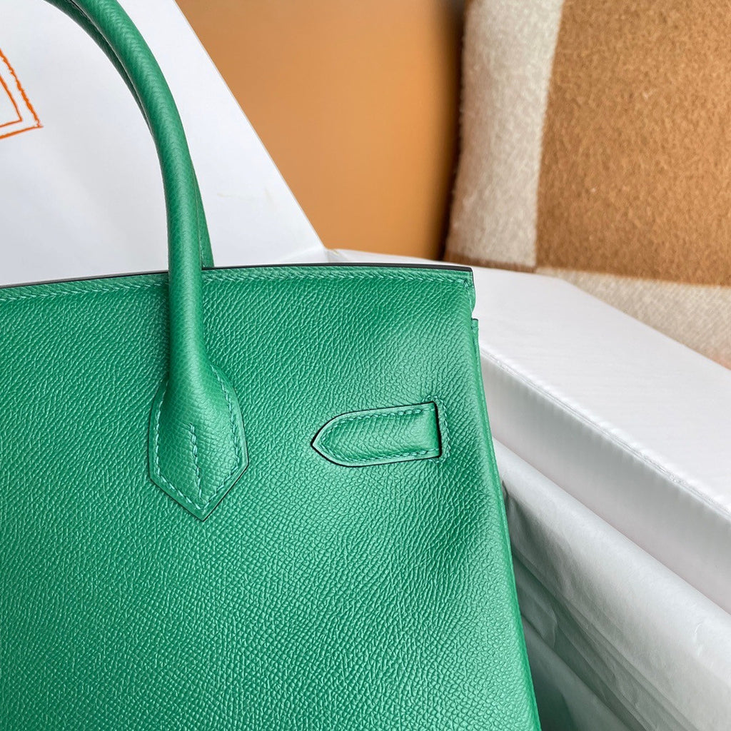 Hermès Vert Vertigo Birkin 30 cm Epsom Leather Gold Hardware