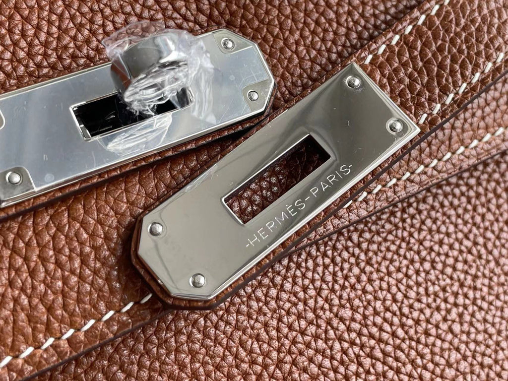 HERMES Kelly Messenger 27 GOLD TOGO palladium HARDWARE