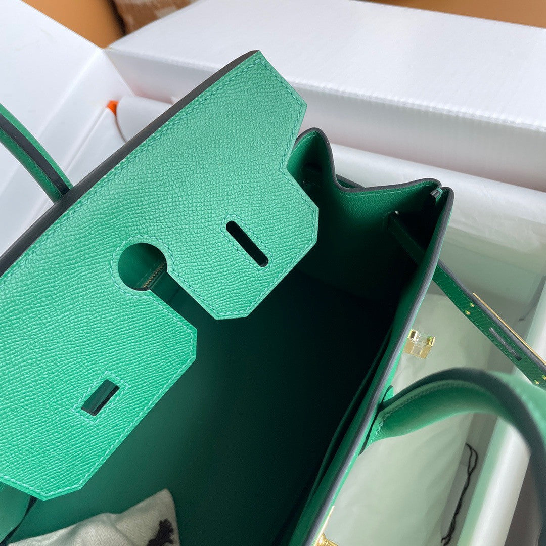 Hermès Vert Vertigo Birkin 30 cm Epsom Leather Gold Hardware