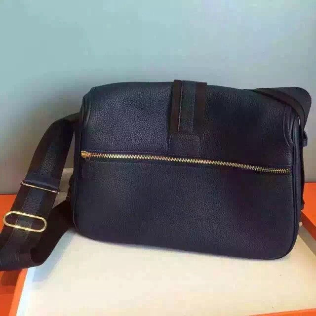 Hermes Women's Bourlingue Leather Messenger Bag Toile H/Veau Barenia Hermes