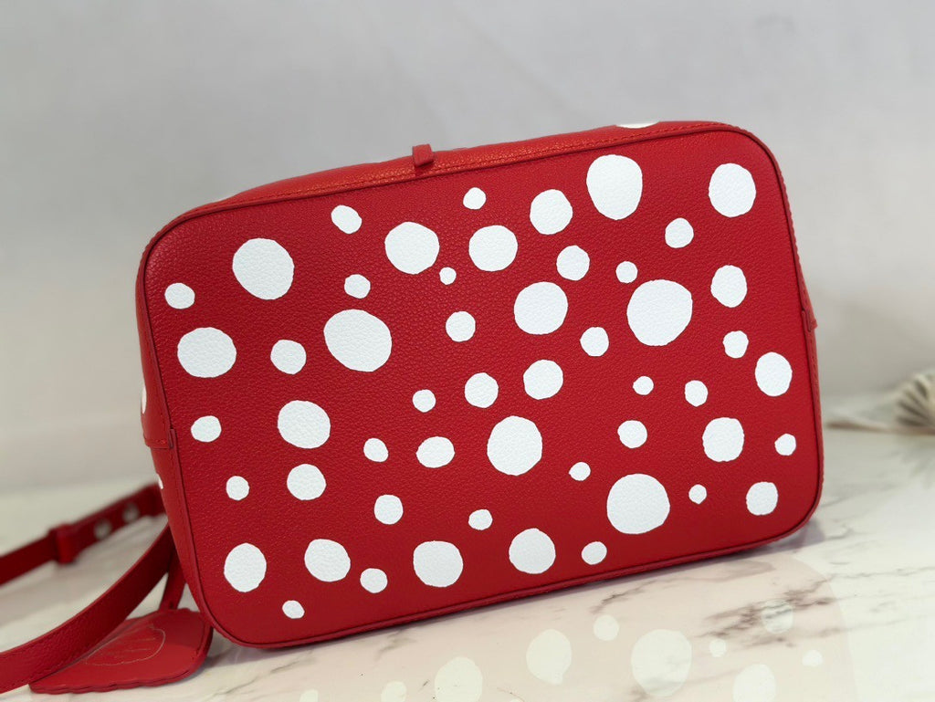 Louis Vuitton M81985 LV x YK Nano Noé Red