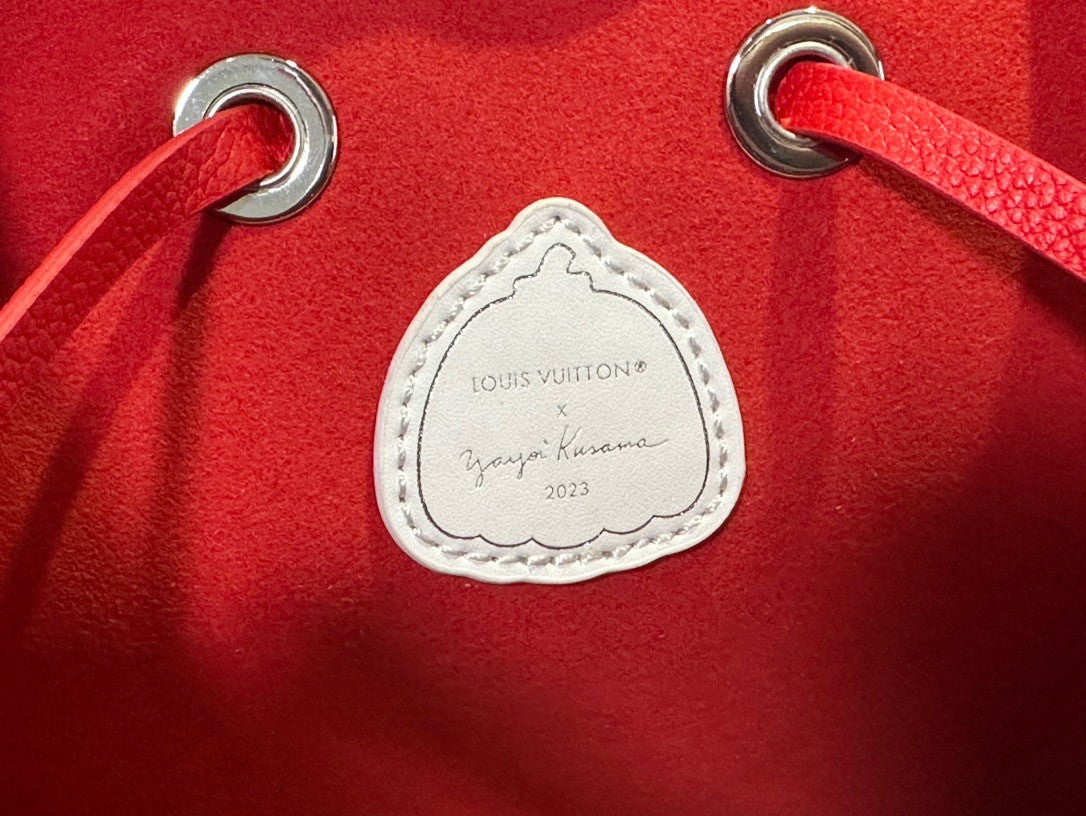 Louis Vuitton M81985 LV x YK Nano Noé Red