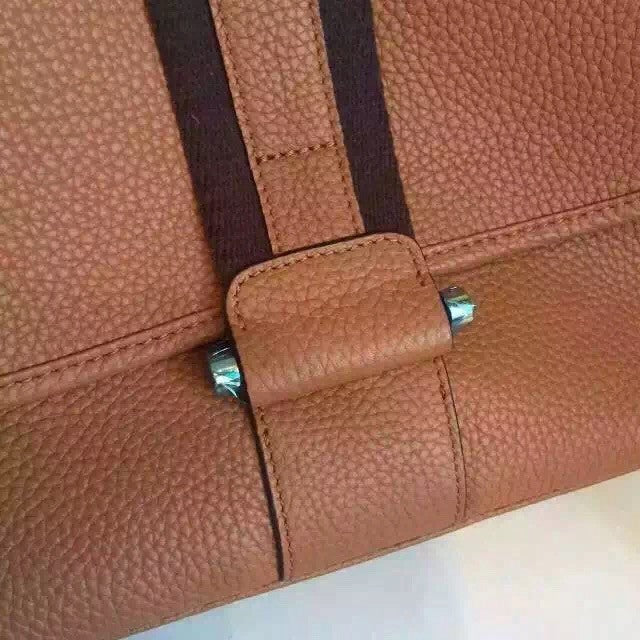 Hermes Women's Bourlingue Leather Messenger Bag Toile H/Veau Barenia Hermes