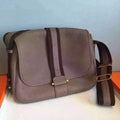 Hermes Women's Bourlingue Leather Messenger Bag Toile H/Veau Barenia Hermes