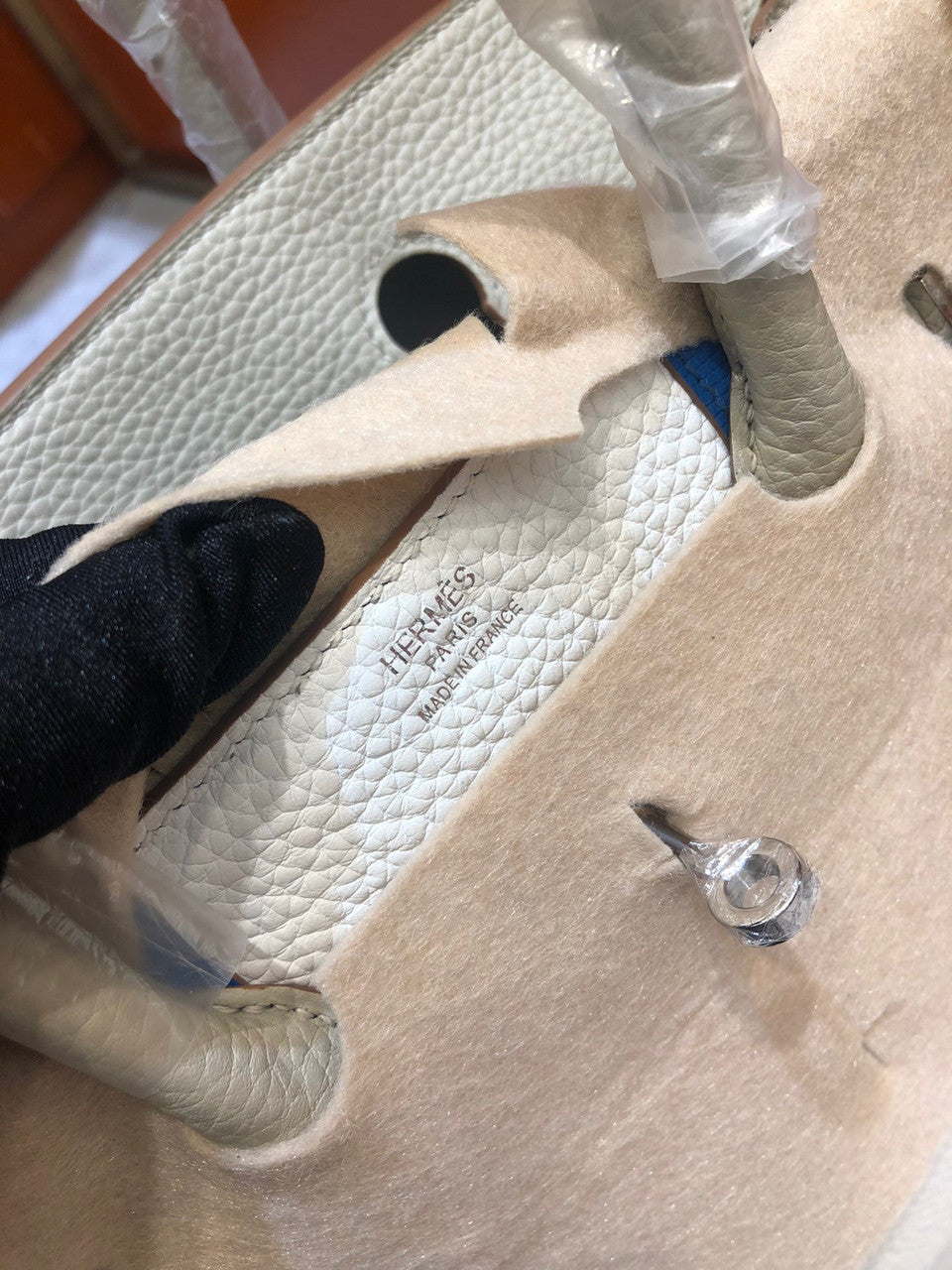 Hermès Birkin 30 White Club Bag PHW