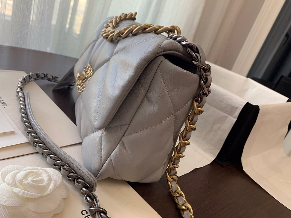 CHANEL 19 Grey Bag