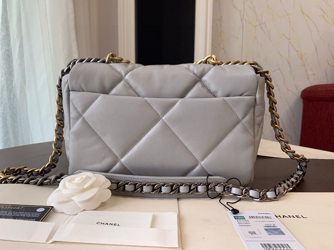 CHANEL 19 Grey Bag