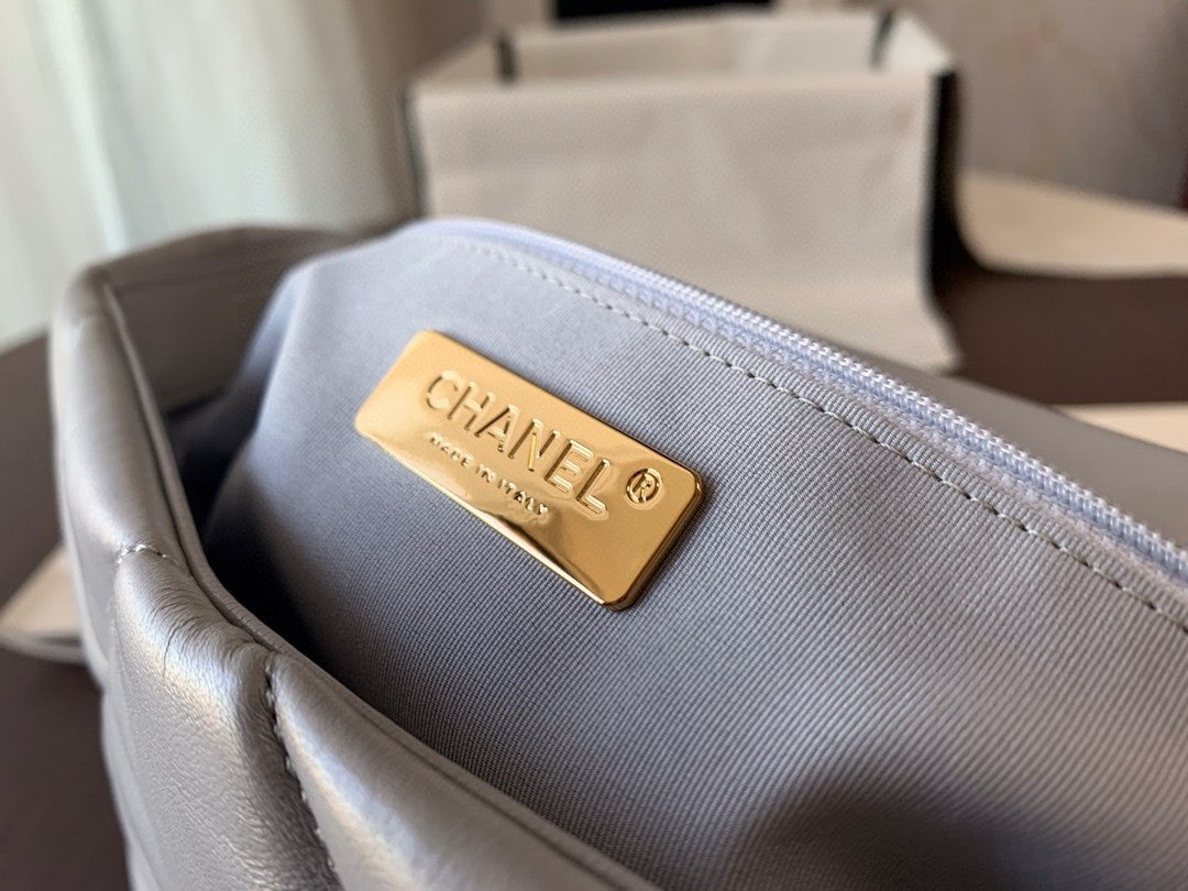 CHANEL 19 Grey Bag
