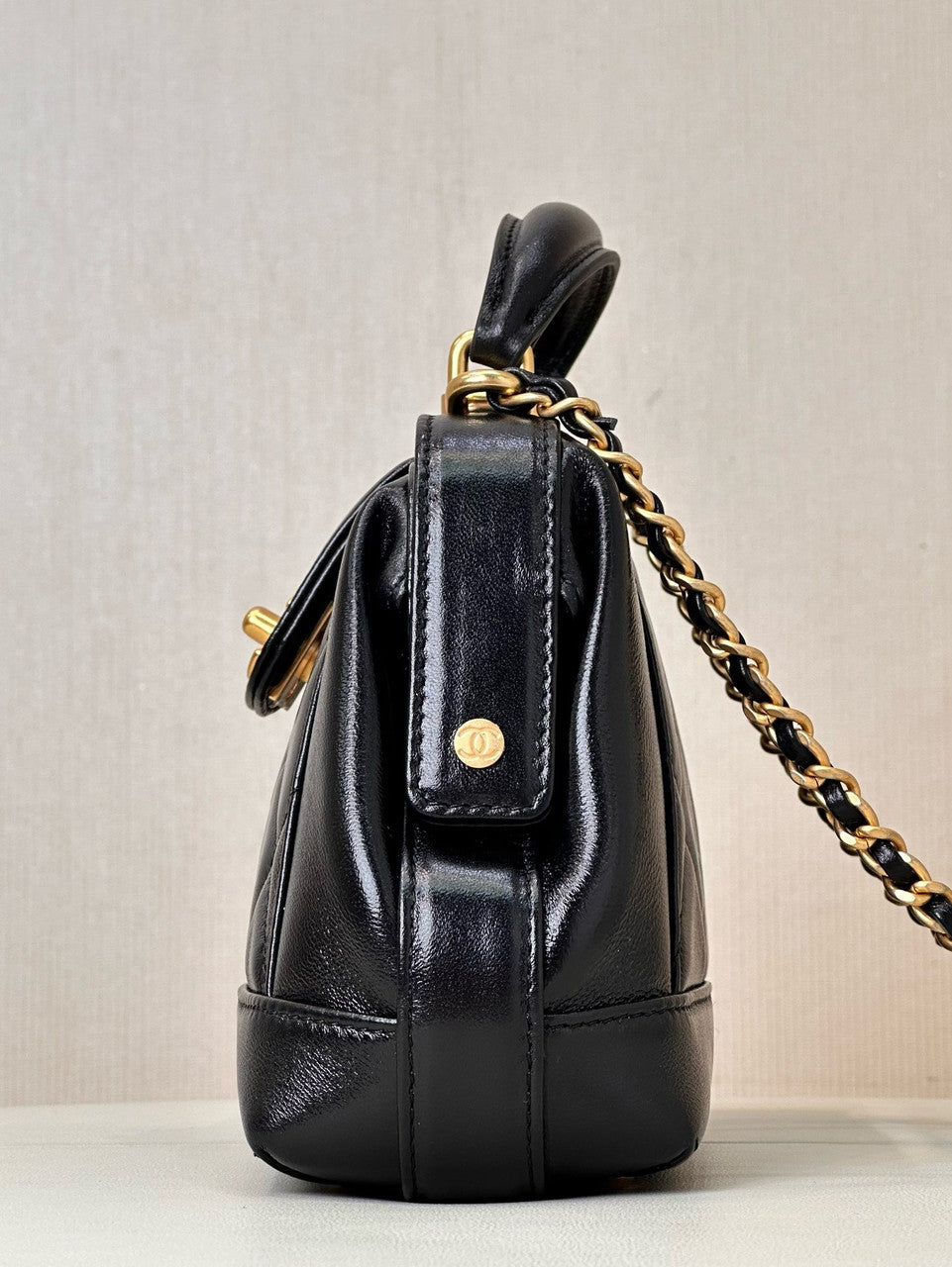 Chanel MINI BAG WITH TOP HANDLE BLACK