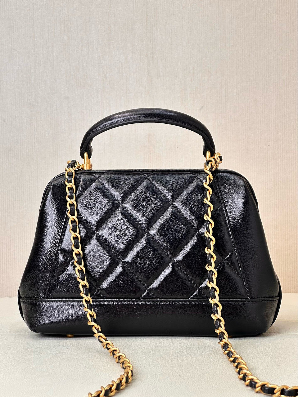 Chanel MINI BAG WITH TOP HANDLE BLACK