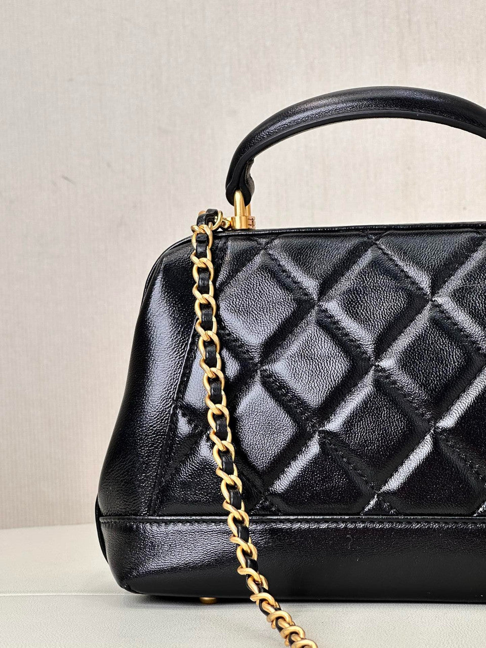 Chanel MINI BAG WITH TOP HANDLE BLACK