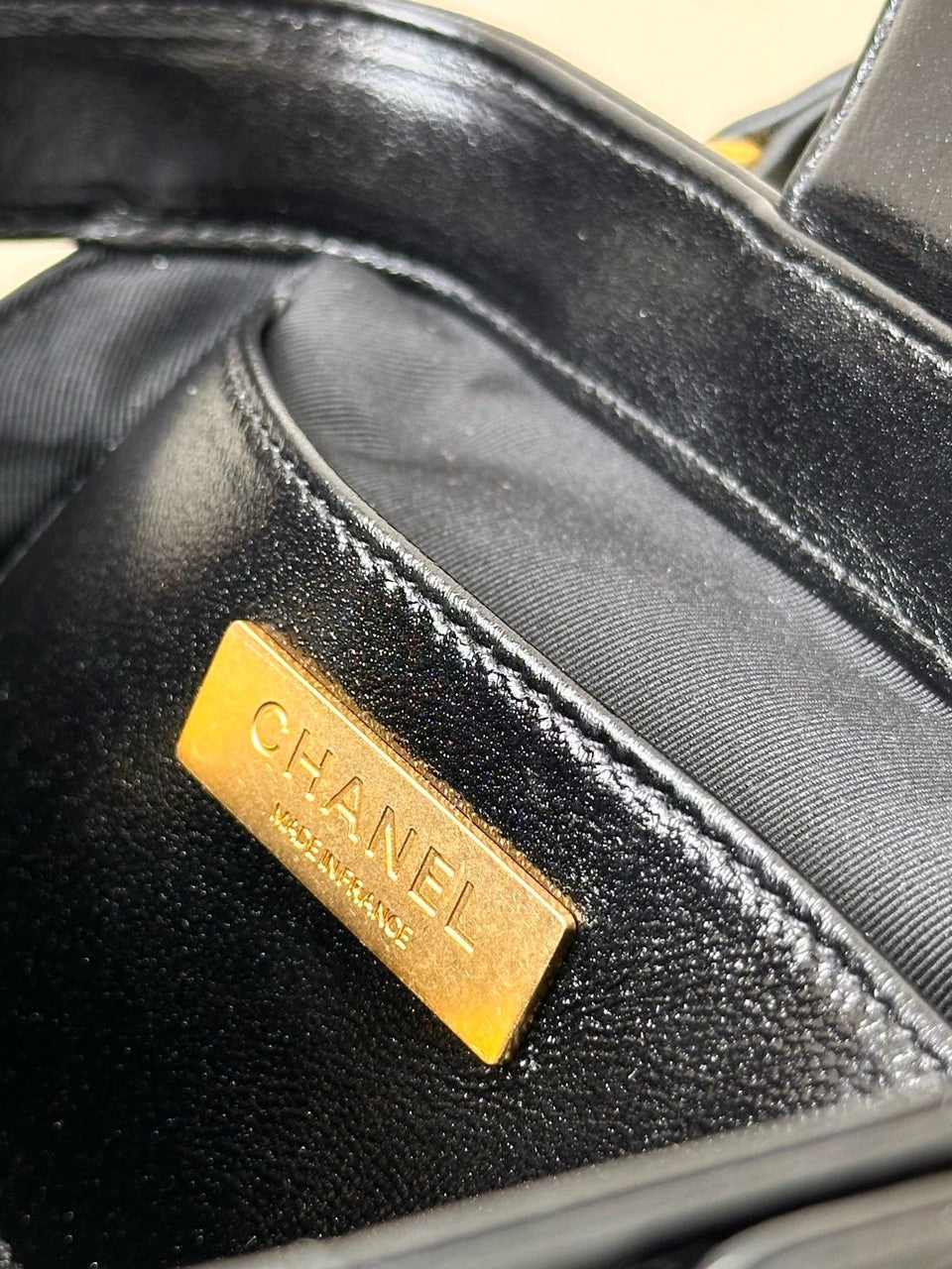 Chanel MINI BAG WITH TOP HANDLE BLACK