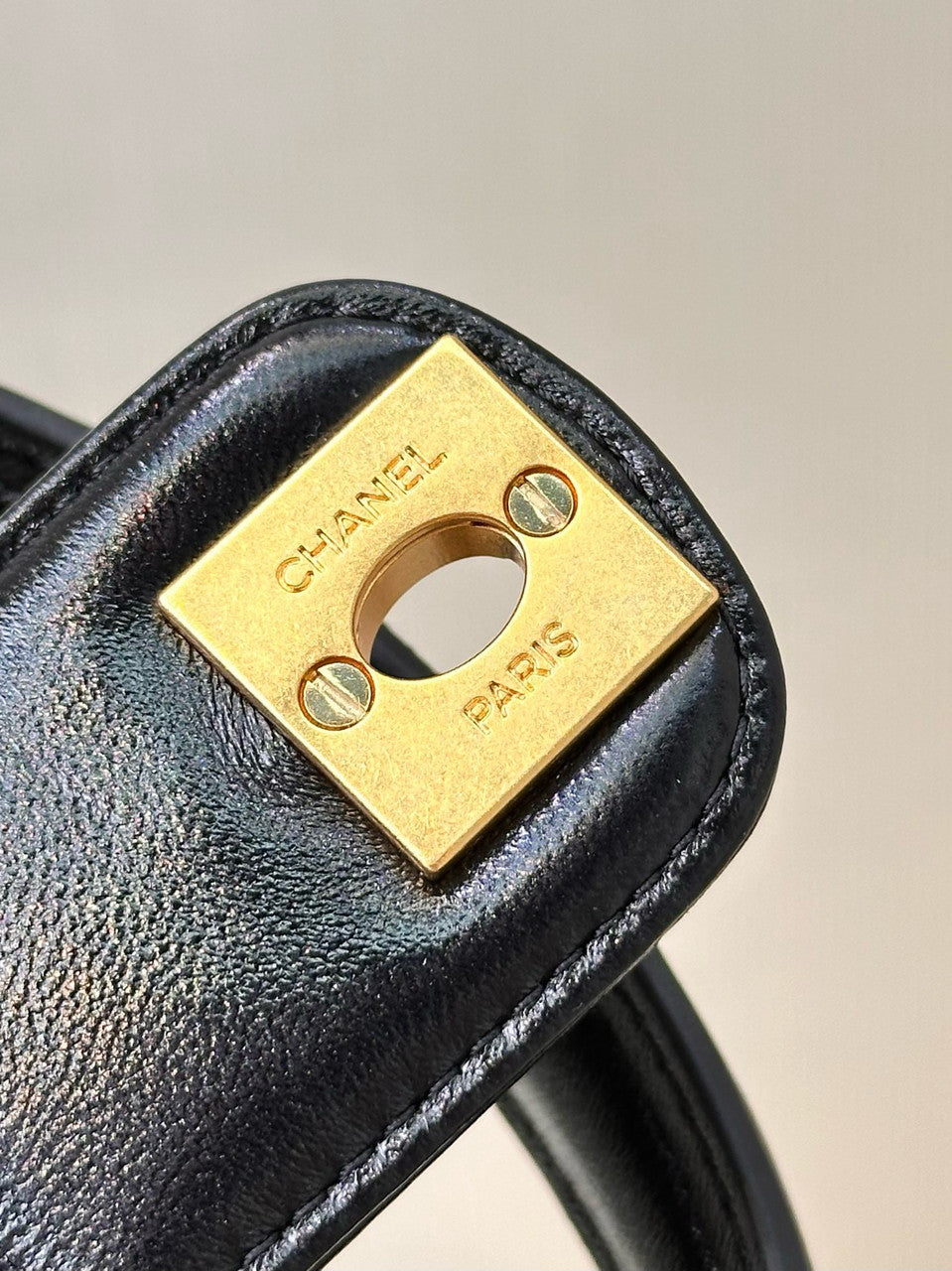 Chanel MINI BAG WITH TOP HANDLE BLACK