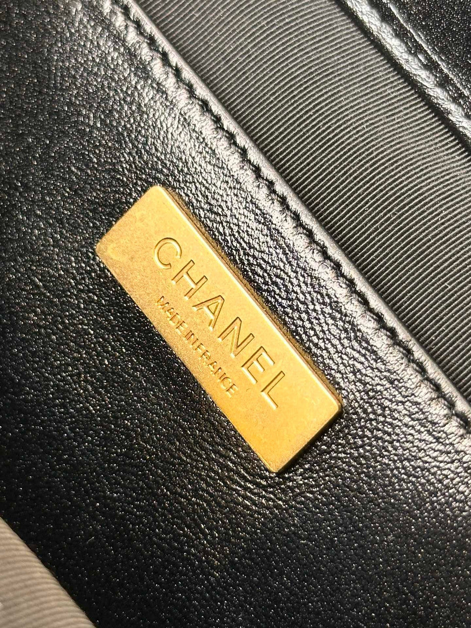 Chanel MINI BAG WITH TOP HANDLE BLACK