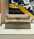 Hermes Kelly Elan Shoulder Strap Bag Etoupe Palladium Hardware