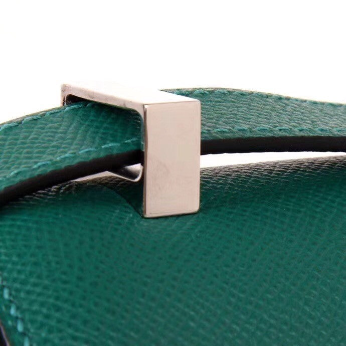 Hermes Z6 Malachite  Constance Epsom leather 18cm With Enamel Hardware