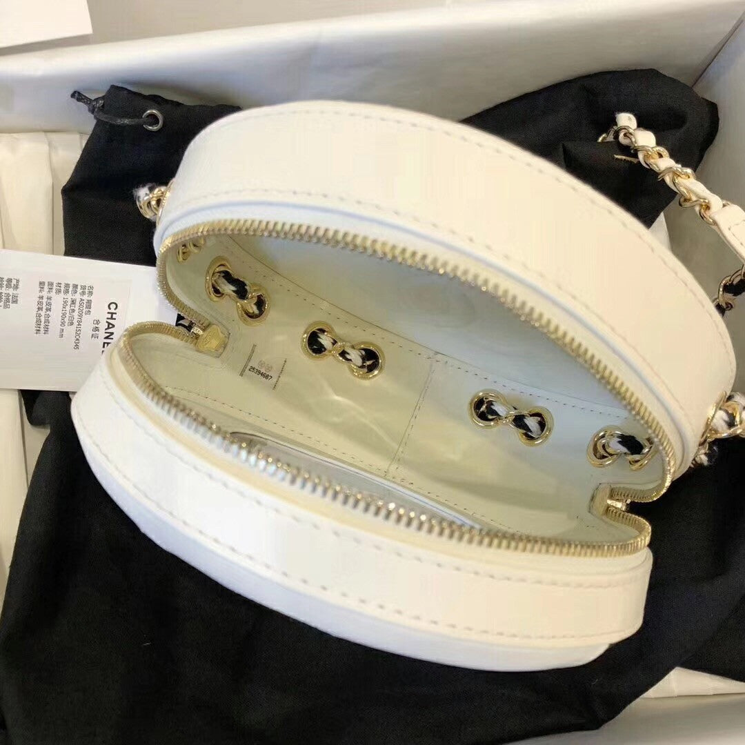 Chanel Small Round Bag Black