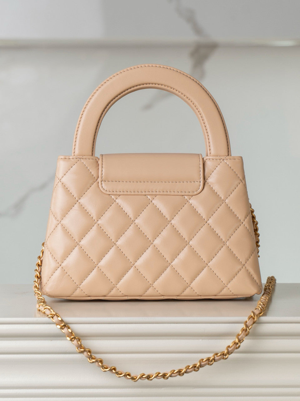 Chanel Kelly Mini Shopping Bag  Apricot Chanel